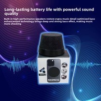 ODM OEM Magnetik untuk Speaker LED Mini Portabel Tahan Air 5.3 Suara Surround 3D Audio Nirkabel Waktu Putar 20 Jam Aplikasi/