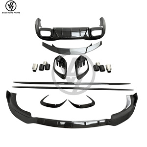 B Style Dry Carbon Fiber Glossy Twill Weave Full Set Body Kit for Mercedes GT Class X290 GT63 - Product Image 1