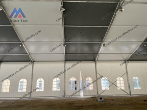 Grande belle tente classique stable d'entrepôt ferme de structure d'alliage d'aluminium <span class=keywords><strong>pour</strong></span> l'atelier temporaire de stockage industriel de longue durée - Product Image 3