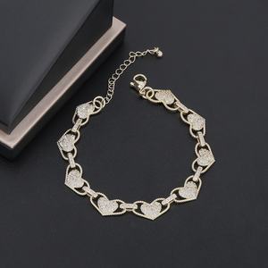 Pulsera Jxx para Mujer, Chapada en Oro de 14K, Diseño Moderno, Cadena de Nariz de Cerdo, Cadena del Amor, Joyería de Latón Personalizada - Product Image 3