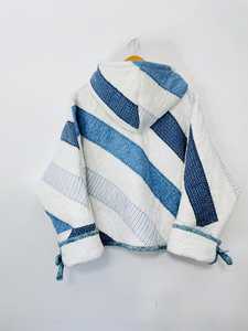Suéteres de Punto Cálidos de Alta Calidad para <span class=keywords><strong>Mujer</strong></span>, Otoño/Invierno, Sudaderas Gruesas con Capucha, Diseño Casual con Bloques de Color, Suministro ODM, Resistentes al Viento - Product Image 2