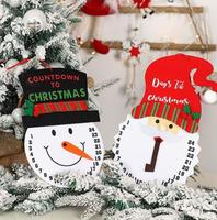 Calendrier de l'Avent en tissu non tissé à suspendre, décoration artisanale pour la maison, cadeau promotionnel, calendrier de l'Avent de Noël avec bonhomme de neige