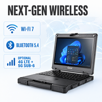 Portátil Convertible Totalmente Resistente Getac V120 de 12.2 Pulgadas, Pantalla Táctil de 1000 Nits, IP66, Portátil Industrial con Windows 11 Pro