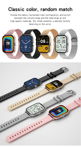 Giáng Sinh Quà Tặng Smartwatch Set Cho Phụ Nữ A58 Cộng Với A59 Cộng Với <span class=keywords><strong>8</strong></span> Trong <span class=keywords><strong>1</strong></span> 2 Dây Đeo Màn Hình Cảm Ứng Tập Thể Dục Tracker Phụ Nữ Thông Minh Đồng Hồ - Product Image 6