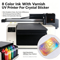 Impresora UV DTF FunJar de 8 Colores con Barniz, Máquina 6090 para Impresión de Vasos y Fundas de Teléfono