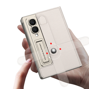เคสโทรศัพท์แบบมีช่องใส่บัตร เหมาะสำหรับ Samsung Z Fold 8 เคสแบบกระเป๋าสตางค์ ป้องกันการตกกระแทก ครอบคลุมทุกด้าน พร้อมแม่เหล็กป้องกัน - Product Image 4