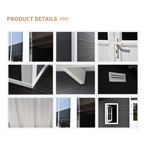 Sembo D2843 — Structure 4M x 3M fabriqué par des rochers <span class=keywords><strong>en</strong></span> acier, peinture métallique étanche, cadre mural WPC construction bac <span class=keywords><strong>de</strong></span> rangement - Product Image 2