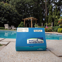 Kit de test de la qualité de l'eau de piscine, comprenant des réactifs de test du pH, du chlore résiduel et de l'OTTO, pour les spas et les piscines pour enfants
