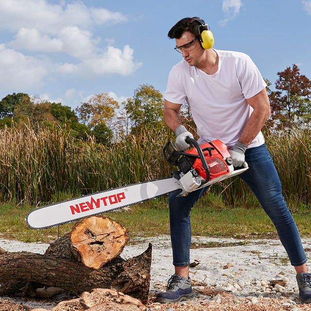 Professional Chainsaw High-Power 91.6cc  MS660 Model Gasoline Chainsaw for Heavy Duty Using