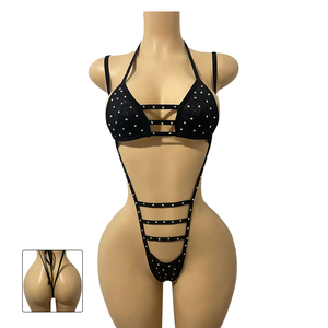 Yingli - Traje de Encaje Negro para Danza Exótica, Ropa para Bailarinas, Más Vendido - Product Image 5
