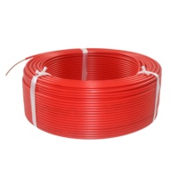 Kabel Tembaga Padat BV / Kabel Bangunan PVC 2.5mm2 hingga 10mm2 Merah untuk Saluran Listrik Tahan Tegangan 450/750V