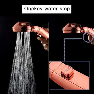 Cabezales <span class=keywords><strong>de</strong></span> ducha <span class=keywords><strong>de</strong></span> alta presión, ajuste <span class=keywords><strong>de</strong></span> 4 pulverizadores, multifunciones con interruptor <span class=keywords><strong>de</strong></span> encendido/apagado - Product Image 5