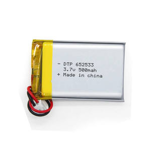 KC IEC32133認証済み 3.7v 500mah 充電式リチウムポリマー 652533 リチウムイオン電池 タブレット用 - Product Image 2