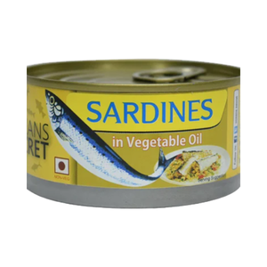 HACCP في محلول ملحي منخفض الملح sardin g * 48 علب سمك الماكريل المعلب مع الحفاظ على الجسم والزعانف - Product Image 3