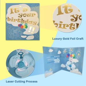 Vente en gros <span class=keywords><strong>de</strong></span> cartes <span class=keywords><strong>de</strong></span> vœux pop up pour joyeux anniversaire Joyeux anniversaire Cartes <span class=keywords><strong>de</strong></span> vœux avec enveloppes - Product Image 6