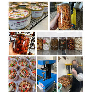 Machine automatique de fermeture de couvercles de boîtes métalliques sous vide, machine à sertir les boîtes/machine à sceller les bocaux en verre - Product Image 5