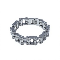 Bracelet unisexe personnalisé en fer tressé style punk européen-américain pour fans de voitures et motos, fabriqué en Chine