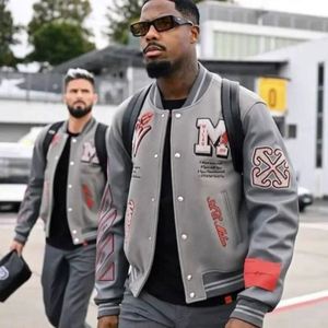 Tùy Chỉnh Nhà Sản Xuất Chất Lượng Cao Thêu Da Tay Áo Letterman Varsity Áo Khoác Cho Nam Giới Varsity Tùy Chỉnh Người Đàn Ông Của Áo Khoác - Product Image 3