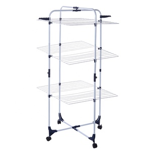 Séchoir à linge pliable pour intérieur, étendoir à linge, porte-vêtements, nouveau - Product Image 1
