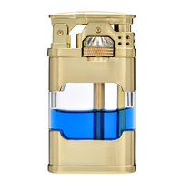 Briquet à silex compact vintage CHIEF en cuivre pur et laiton, personnalisable, rechargeable, pour cadeaux d'affaires et usage cigarette