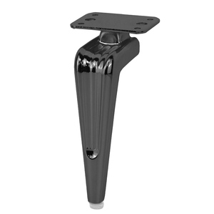 WINSTAR nuove parti mobili 160mm durevole nero dritto piedi tavolo moderno divano <span class=keywords><strong>gambe</strong></span> con gomma - Product Image 1