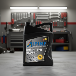 Huile moteur haute performance Alpine RST Super 15W-40 5L, fabriquée en Allemagne, lubrifiant moteur - Product Image 3