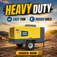 Nouveau compresseur d'air portable de type compact 8 Series XATS 68Kd XAS88kd 7 bar 100 Psi Atlas Copco Xas 88