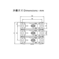 Barres de connexion en aluminium étamé de haute qualité 600V 115A pour distribution d'énergie