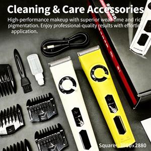 เครื่องตัด<span class=keywords><strong>ผม</strong></span><span class=keywords><strong>ไฟ</strong></span>ฟ้าไร้สายแบบมืออาชีพ ชาร์จไฟได้ ใช้ตัด<span class=keywords><strong>ผม</strong></span>ได้ทั้งที่บ้านและร้านตัด<span class=keywords><strong>ผม</strong></span> กำลังไฟ 5 วัตต์ ใช้งานได้ 3-5 ชั่วโมง - Product Image 6