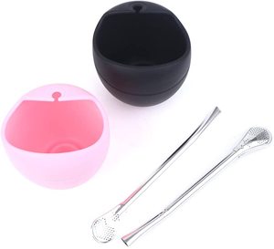 Kit de taza de silicona para <span class=keywords><strong>Mate</strong></span> con bombilla de acero inoxidable y soporte para taza de <span class=keywords><strong>Mate</strong></span>/8 oz - Product Image 6