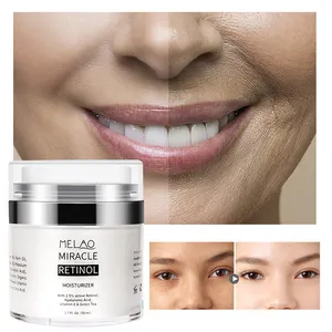 Private label 2.5% Active Retinol,Vitamin E Anti Aging Formula Anti Wrinkle Deep Moisturizing Whitening Face Retinol Cream