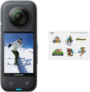 Cámara DE ACCIÓN Insta360 con grabadora de vídeo HDR activa 5,7 K 360, compatible con cámara WIFI, resistente al agua para deportes y Vlog