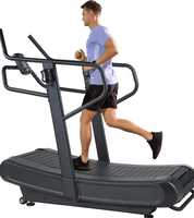Mejor Precio en Equipos de Gimnasio, Caminadora Comercial, Máquina para Correr, Caminadora Curva Autoalimentada