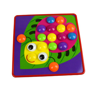Puzzle à boutons colorés pour enfants de 2 à 4 ans, jouet d'apprentissage, jeu éducatif stimulant le cerveau, unisexe - Product Image 4