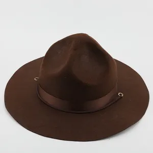 Sombrero de fieltro para fiesta de MH-2335, accesorio de sombrero de campaña, entrenador, Mountie, Park Ranger Scouts