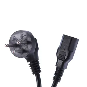 power plug copper AC power extension supply electrical cable cord 220v for computer Israel C13