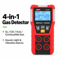 Détecteur multi-gaz portable UNI-T UT334E+/UT334F+/UT334-SF6 pour gaz combustibles, monoxyde de carbone, dioxyde de soufre, précision standard