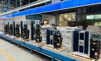 Unidad de condensador de compresor R404A de 1 fase de 220V 50Hz Unidad de condensación refrigerada por aire