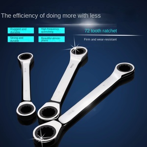 ประแจวงแหวนคู่ประแจปรับแต่งได้เครื่องมือช่าง OEM พร้อมประแจวงล้อแบนแบบผสมผสาน - Product Image 2