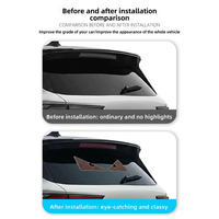 Lampe LED USB pour voiture, yeux de démon, émoticône dynamique, lampe d'ambiance, signalisation de danger filaire pour pare-brise arrière de véhicule, décoration