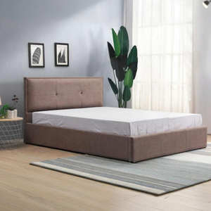 เตียงนอนหุ้มผ้าหรูหราขนาดควีนไซส์ พร้อมหัวเตียงบุผ้าอย่างดี ขายดี - Product Image 3