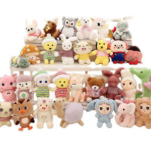 Grosir 10-25cm campuran murah Super lembut lucu cakar mesin derek lucu boneka boneka binatang mainan untuk mesin cakar - Product Image 5