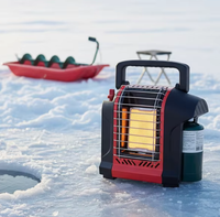 Chauffage au propane portable pour usage extérieur, camping, 9000 BTU, design moderne, chauffage rapide, durable, pour jardin d'hiver