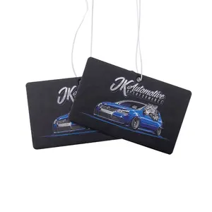 Groothandel Papier Auto Sublimatie Luchtverfrissers Met Custom Logo Afdrukken