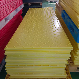 Tapis de protection au sol en plastique HDPE 3x8 pieds, tapis pour équipement lourd, matériau <span class=keywords><strong>PE</strong></span>, service de découpe sur mesure - Product Image 1