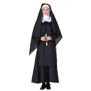 Cosplay Halloween Nonne Robes Robes TV & Film Personnage Jeu de Rôle Costumes pour Femmes Adulte Scène Performance & Drame Costumes - Product Image 5