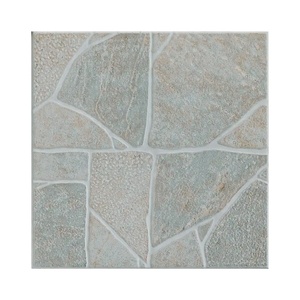 Hot Bán Màu Xám Gốm Sàn Gạch Mộc Mạc Hoa Thiết Kế Non-Slip Nội Thất Tường Gạch Cho Phòng Tắm Matte Kết Thúc 5Mm Độ Dày - Product Image 1