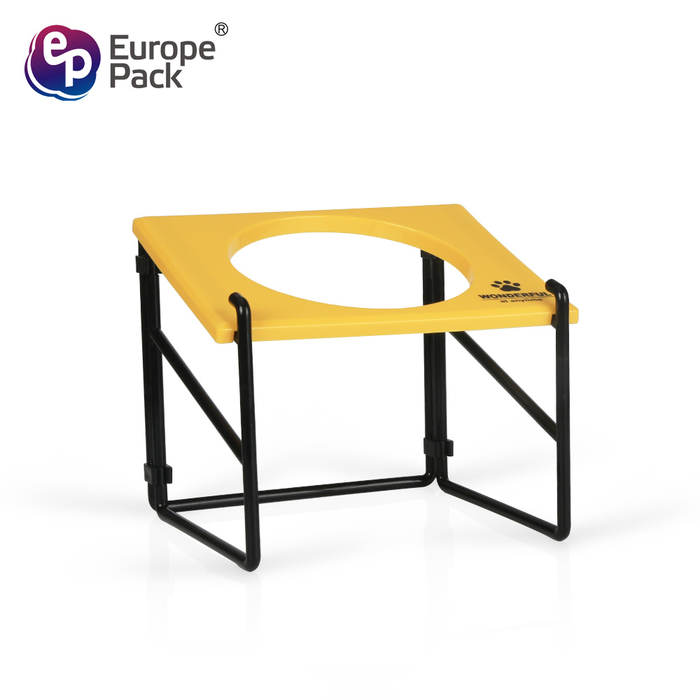 Cat and dog pet travel outdoor portable bowl rack