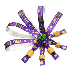 Rifornimenti del partito tessuto wristband tessuto articolo da regalo per il regalo <span class=keywords><strong>di</strong></span> natale per la cerimonia nuziale per evento - Product Image 2
