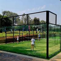 Terrain de padel EXITO No-Turf : Pack préféré des concessionnaires - Squelette complet (Structure+Verre), Prêt à la revente